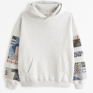 Abercrombie & Fitch Patchwork essential popover Hoodie